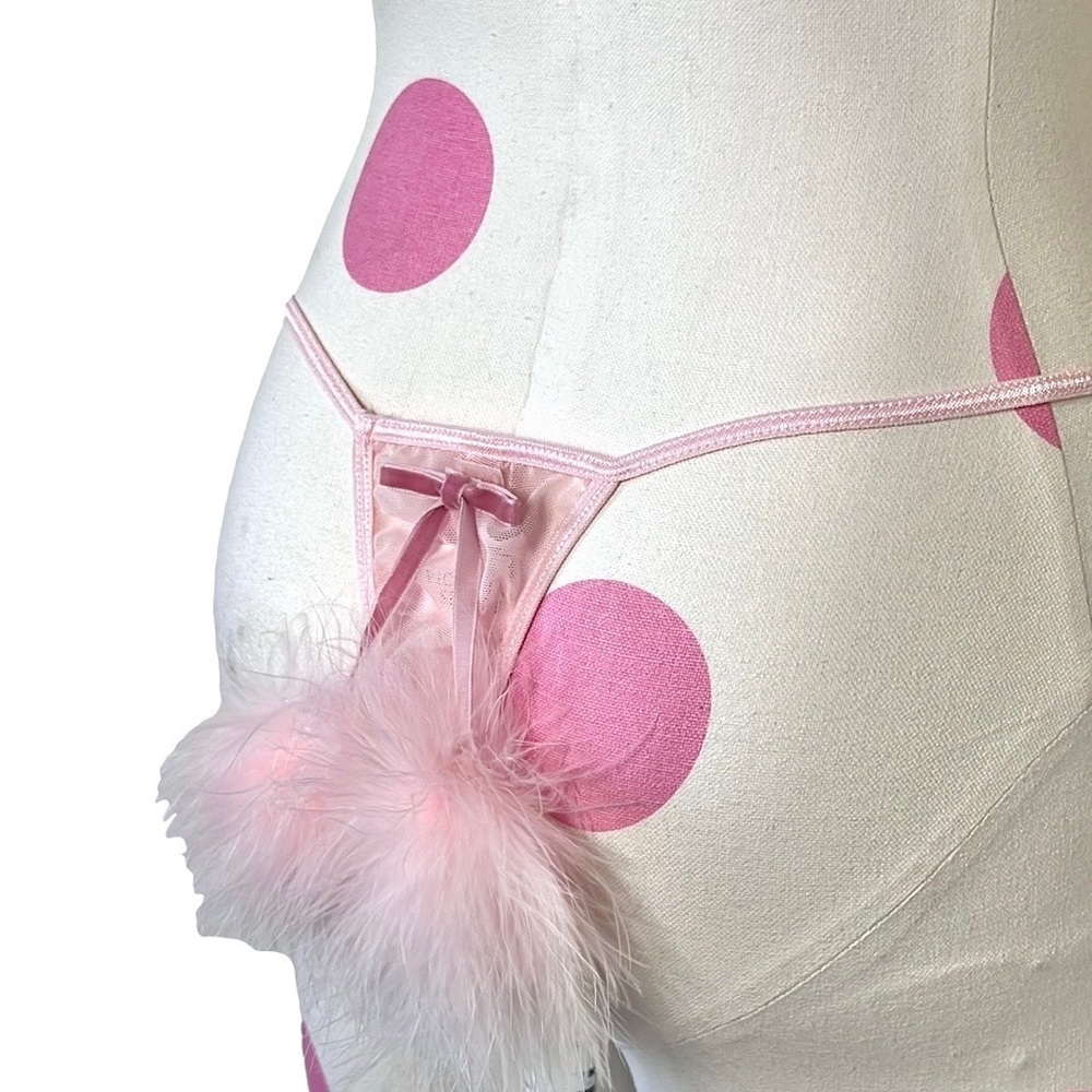 Vintage Victoria’s Secret Feather Pom Panty